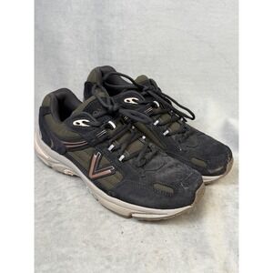 Vionic Walk 23WALK.0 Shoes Mens Size 10 Black Suede Athletic Sneakers Comfort